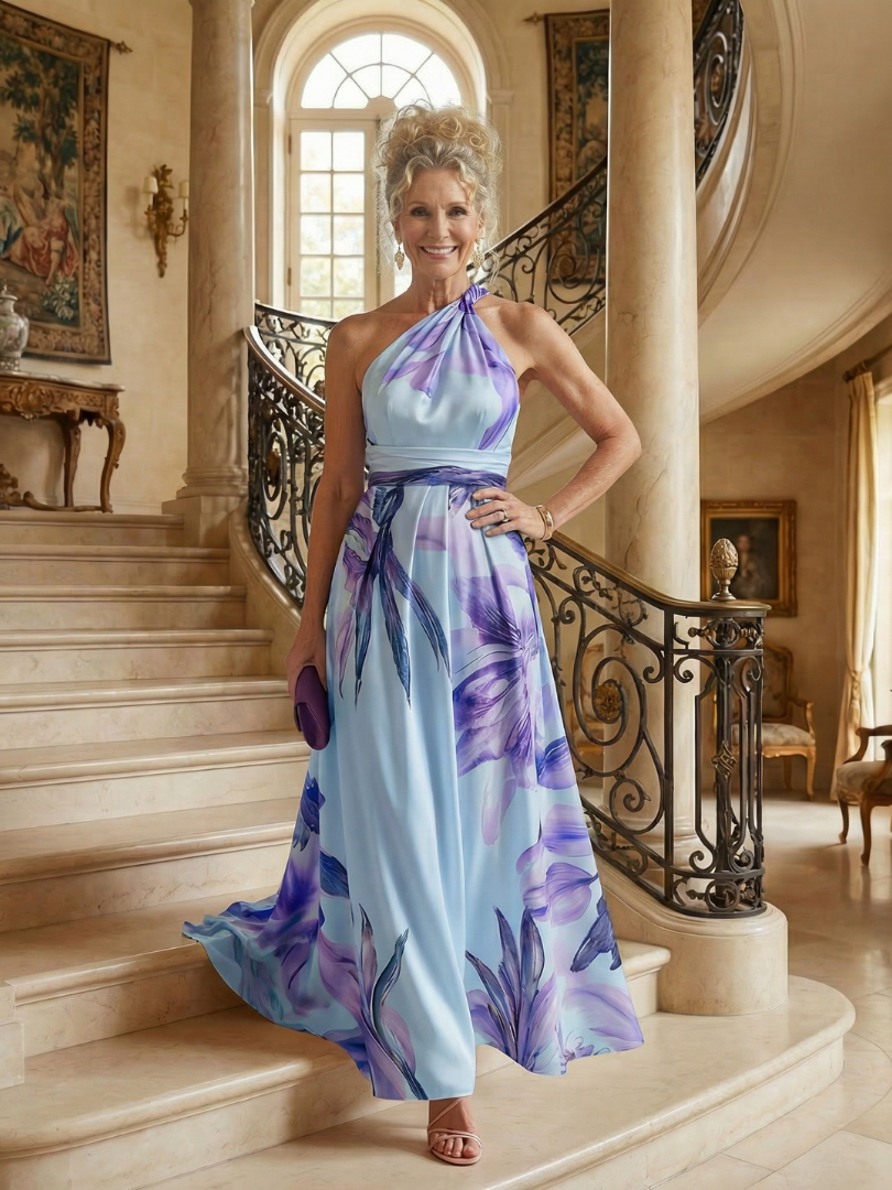 Amiel | Maxi vestido ligero con flores