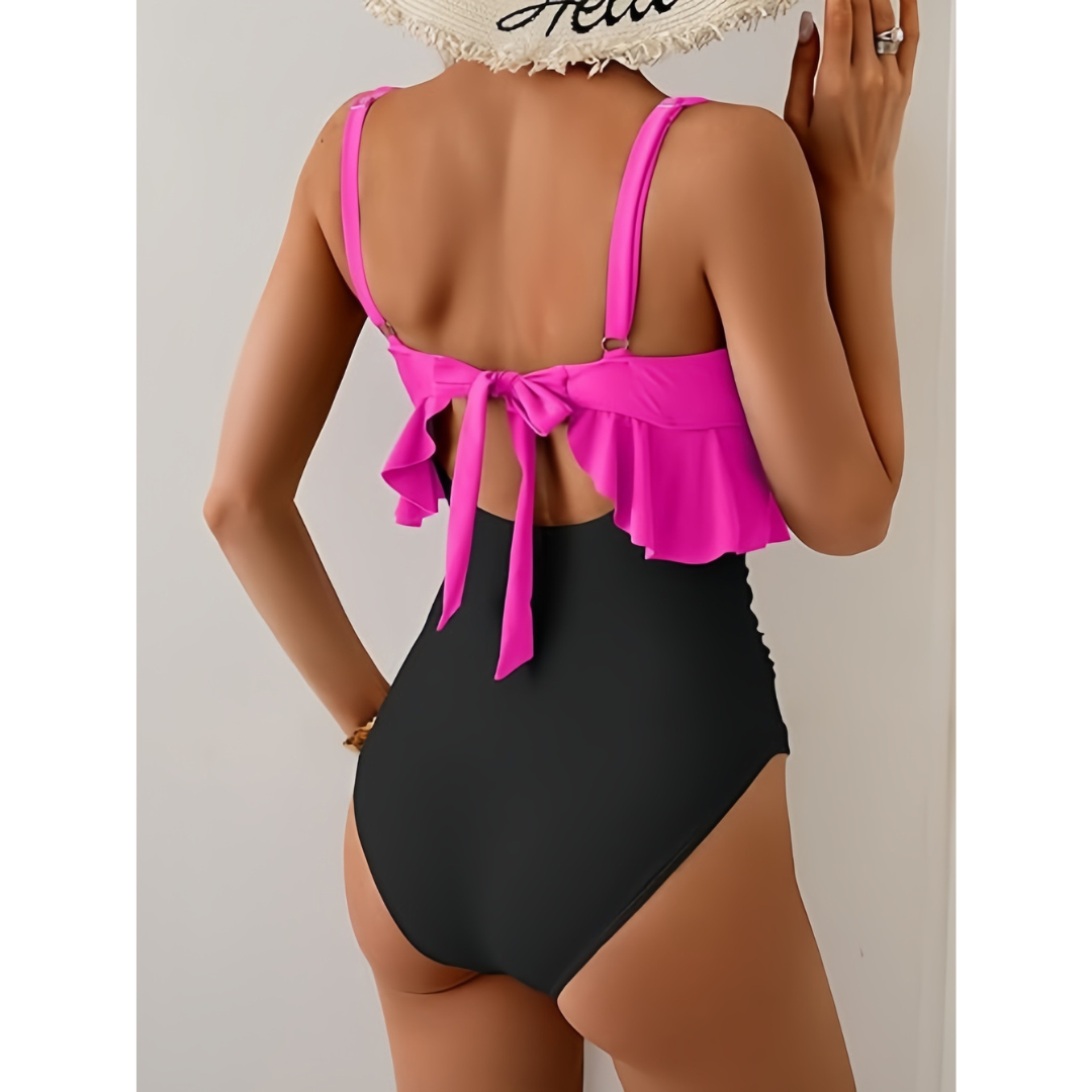 Lieke | Traje de Baño Controlador de Barriga con Cut-Out
