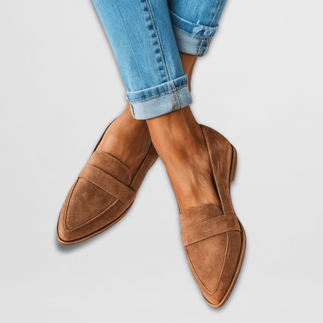 Helen | Mocasines de suave piel ante