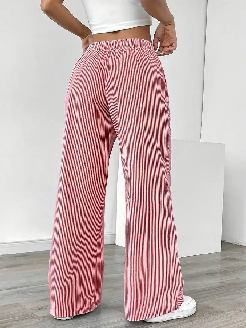 Pantalones Casual Rayados Elise™