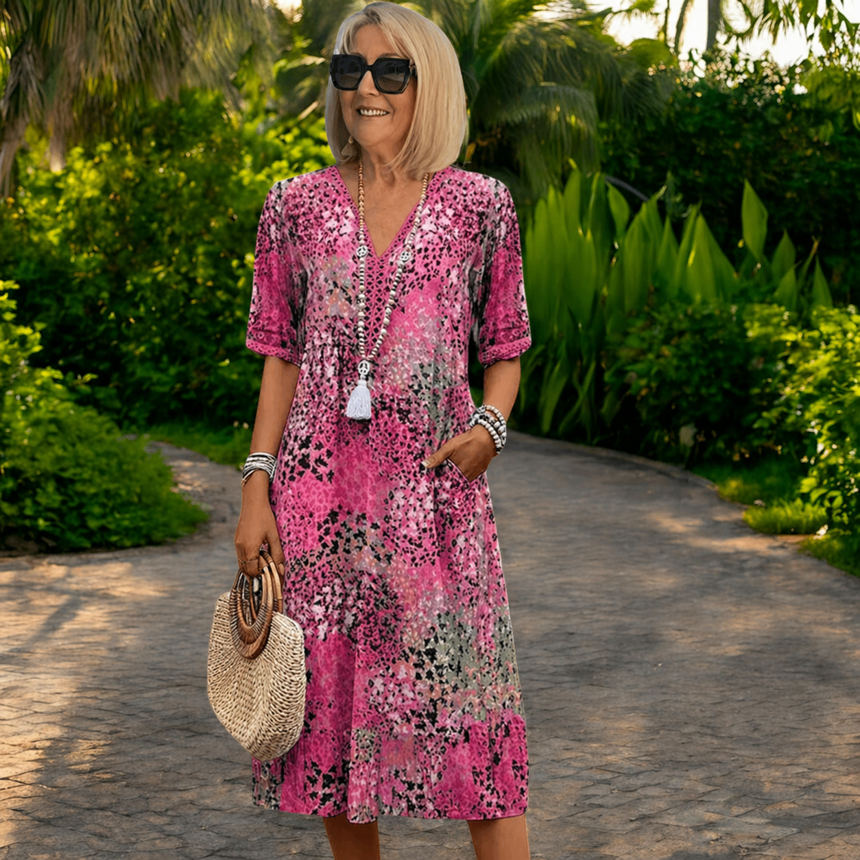 Iris – Vestido fluido ligero con efecto favorecedor