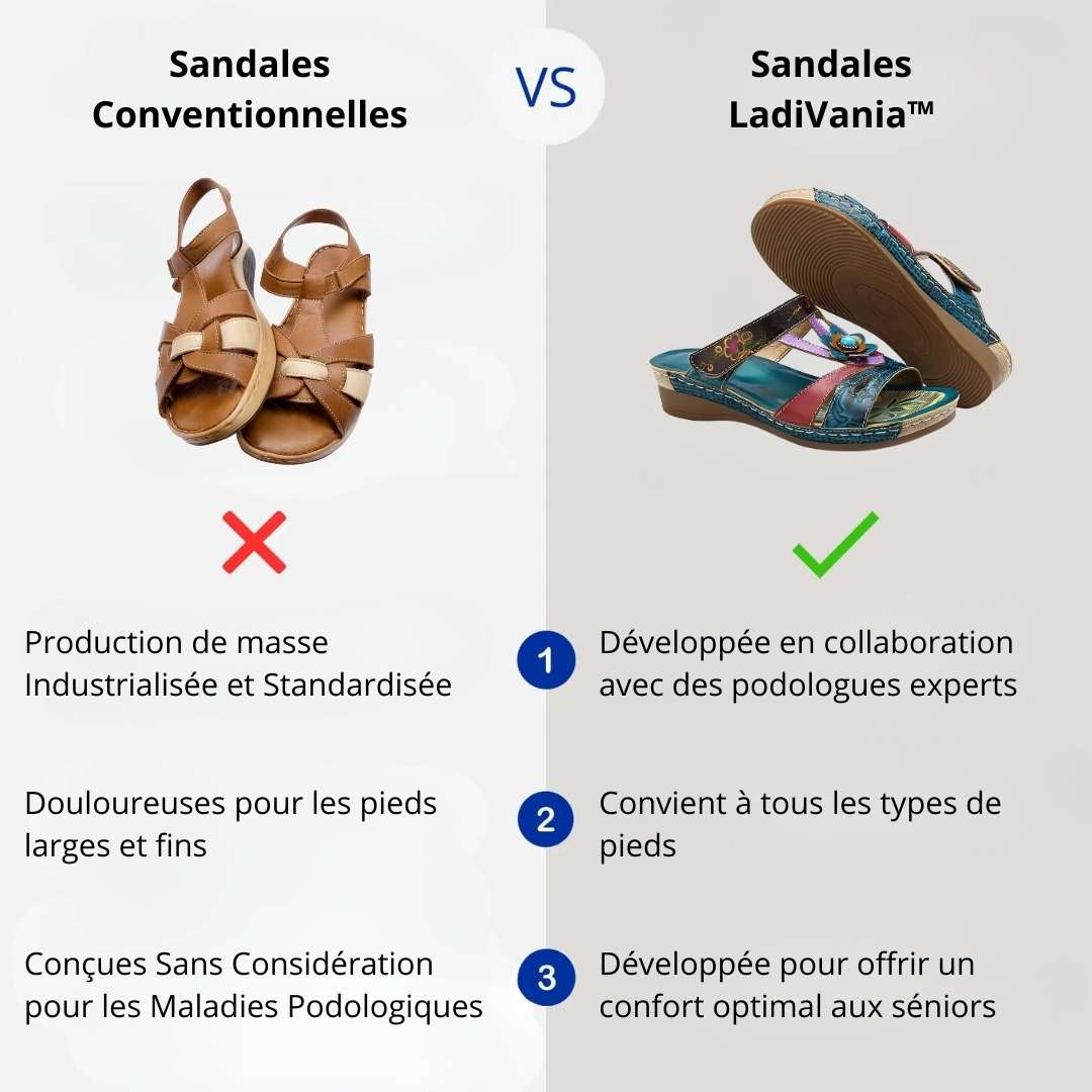 Sandalias cómodas y modernas LadiVania