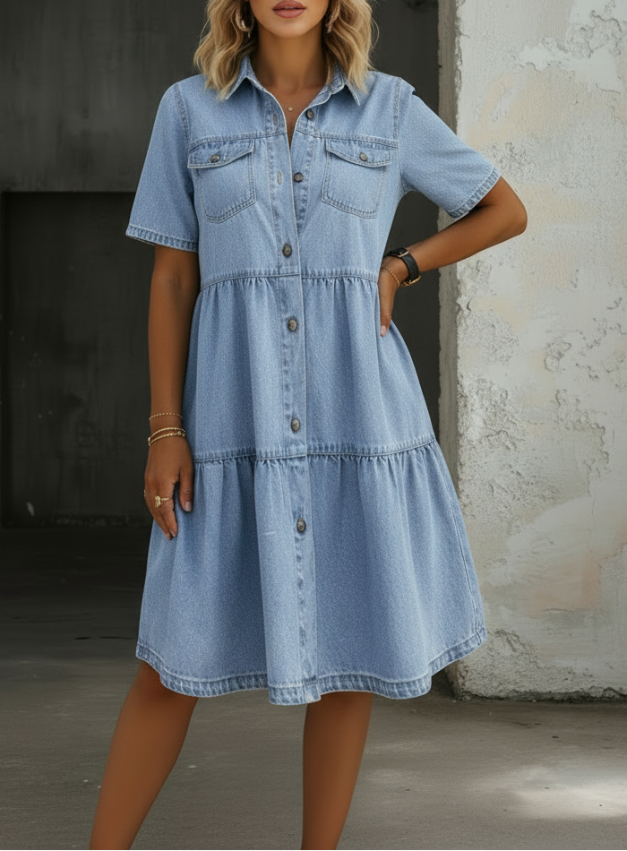 Sophia | Vestido de mezclilla casual elegante