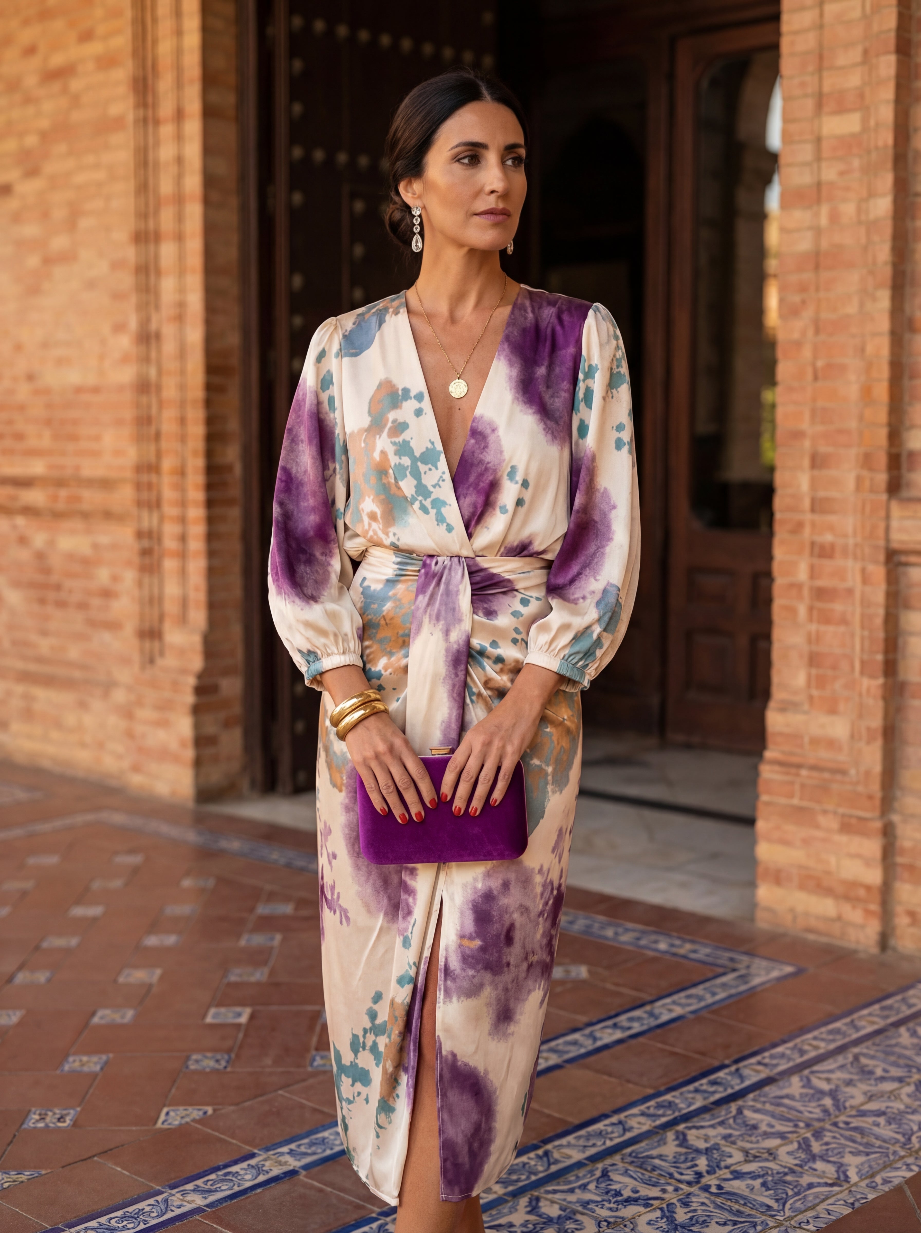 Marta | Vestido Elegante Estampado