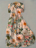 Aurélie | Vestido de flores cálido para el verano