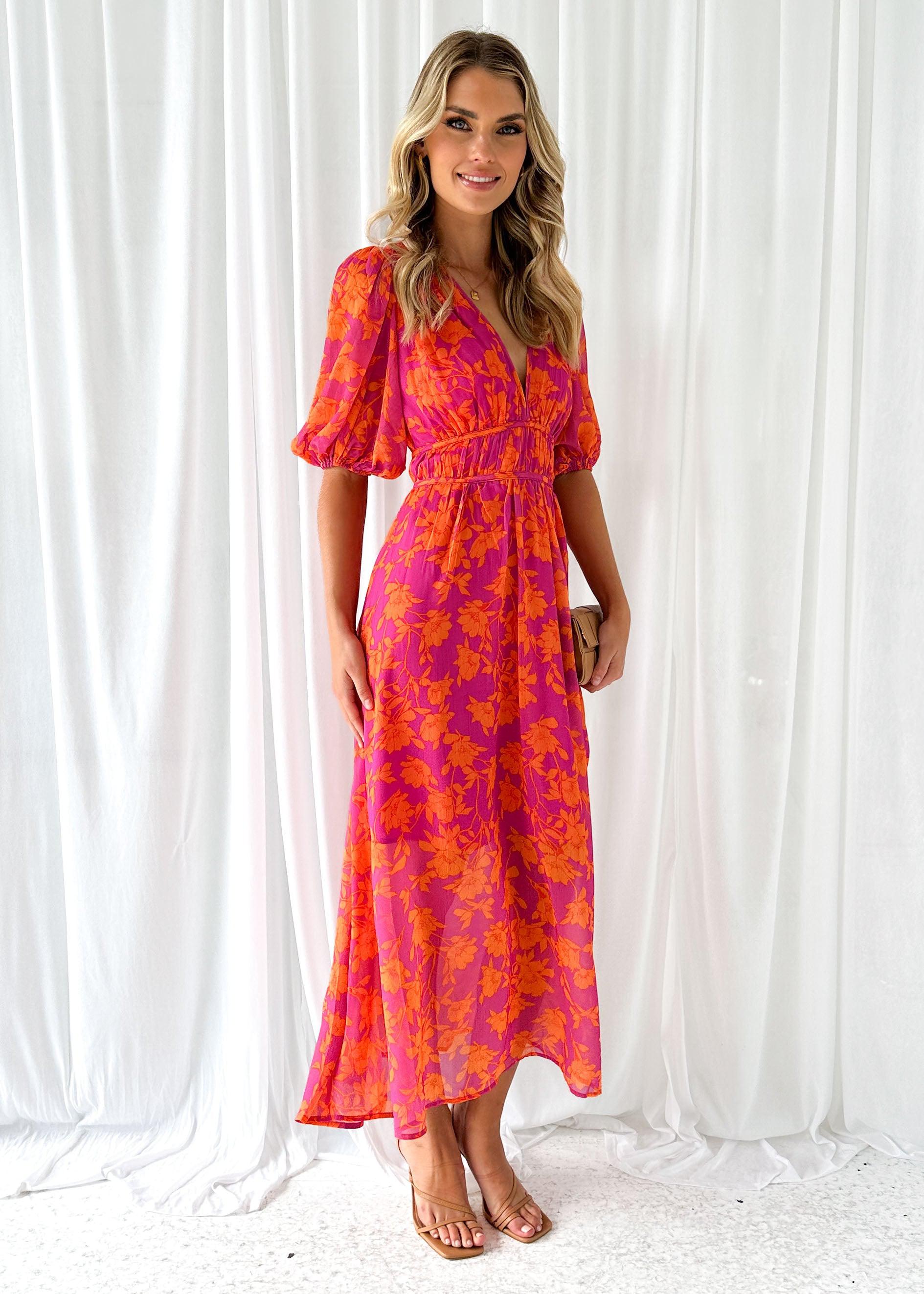Luna™ | Vestido Midi Floral Moderno