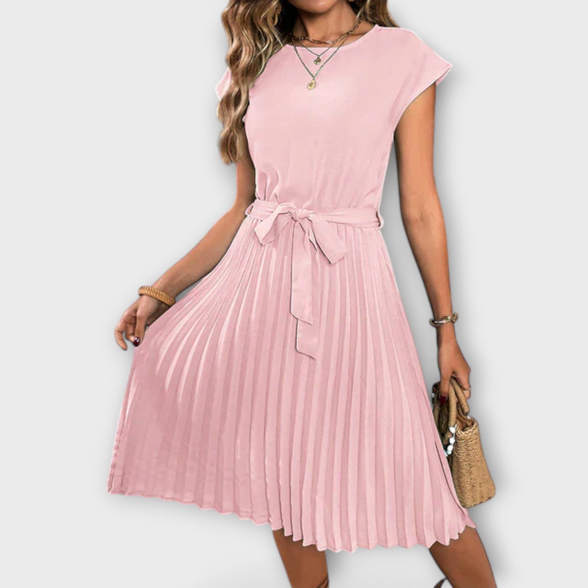 Claire | Vestido Plisado Casual