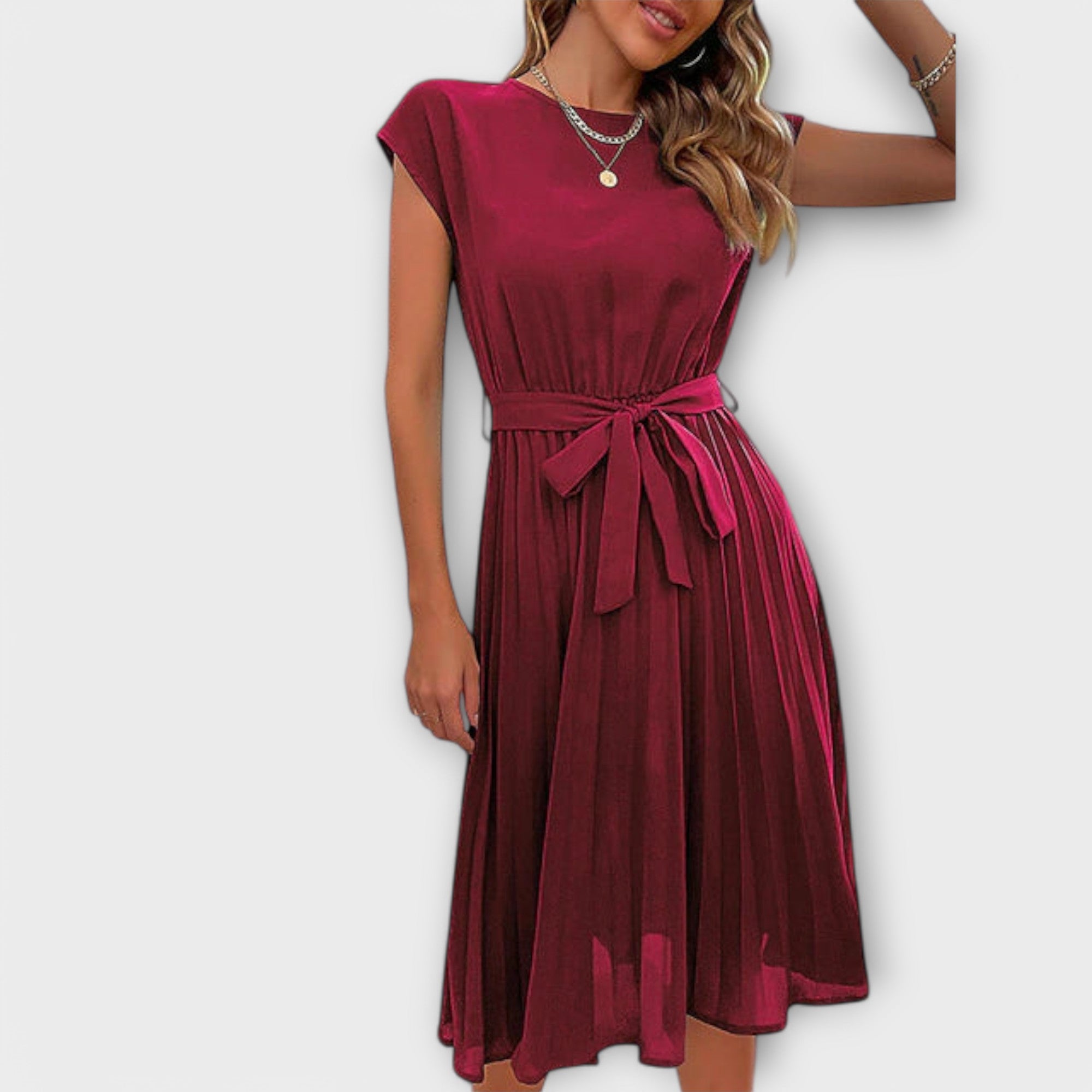 Claire | Vestido Plisado Casual