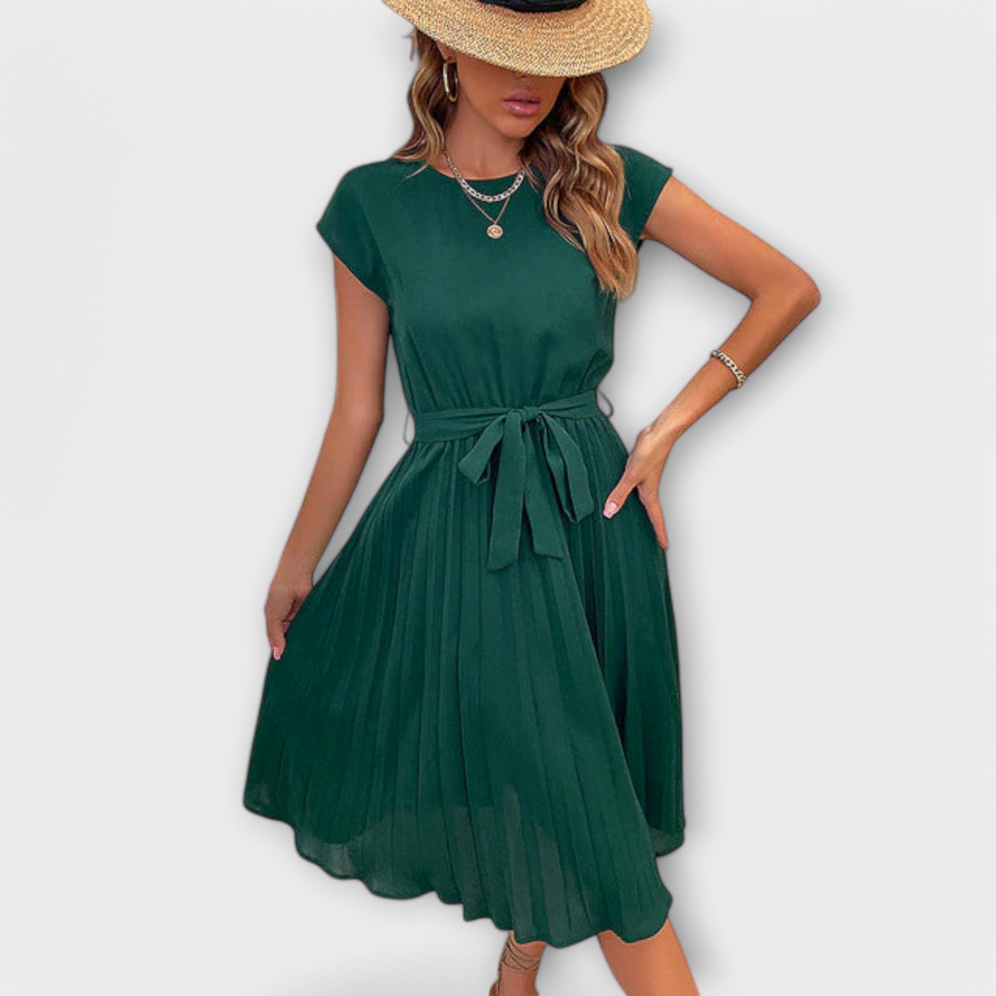 Claire | Vestido Plisado Casual