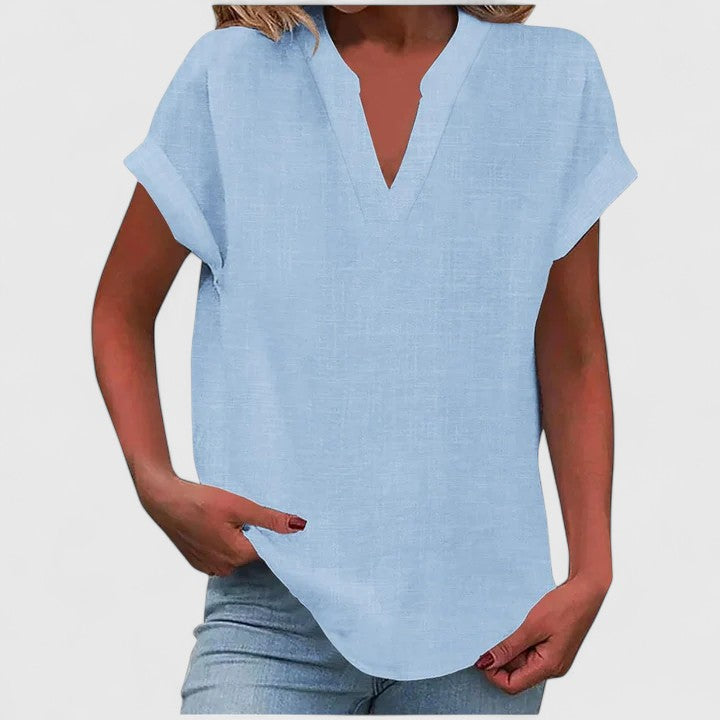 Xavinah | Blusa cómoda con escote en V