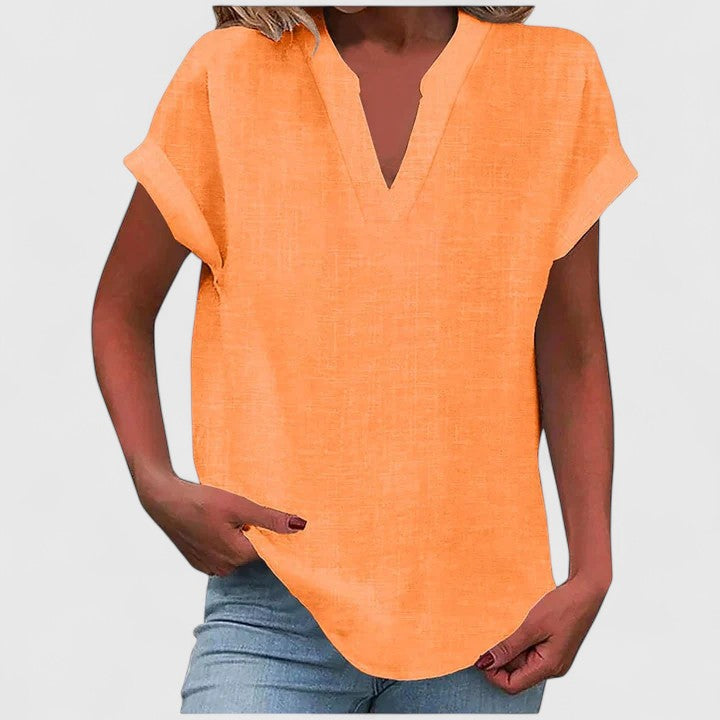 Xavinah | Blusa cómoda con escote en V