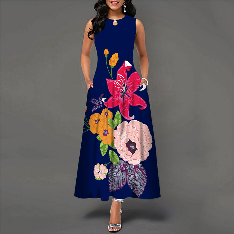 Bianca™ - Vestido Casual Sin Mangas con Falda Acampanada
