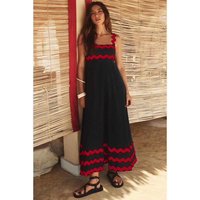 Ashly™ - Vestido Maxi de Cuello Slash Boho