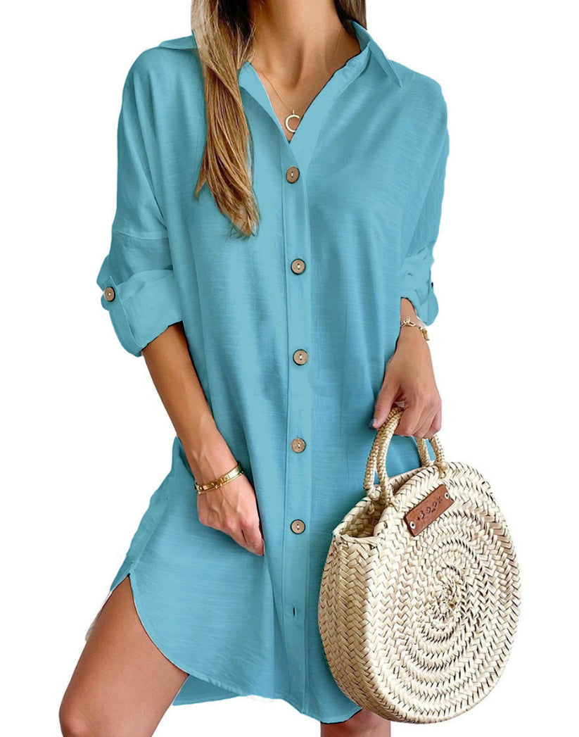 Cassy™ - Vestido Camisero Clásico