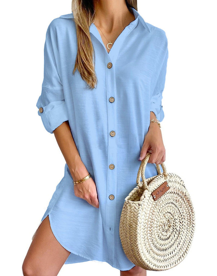 Cassy™ - Vestido Camisero Clásico
