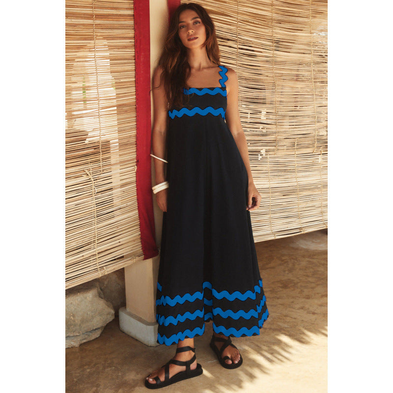 Ashly™ - Vestido Maxi de Cuello Slash Boho