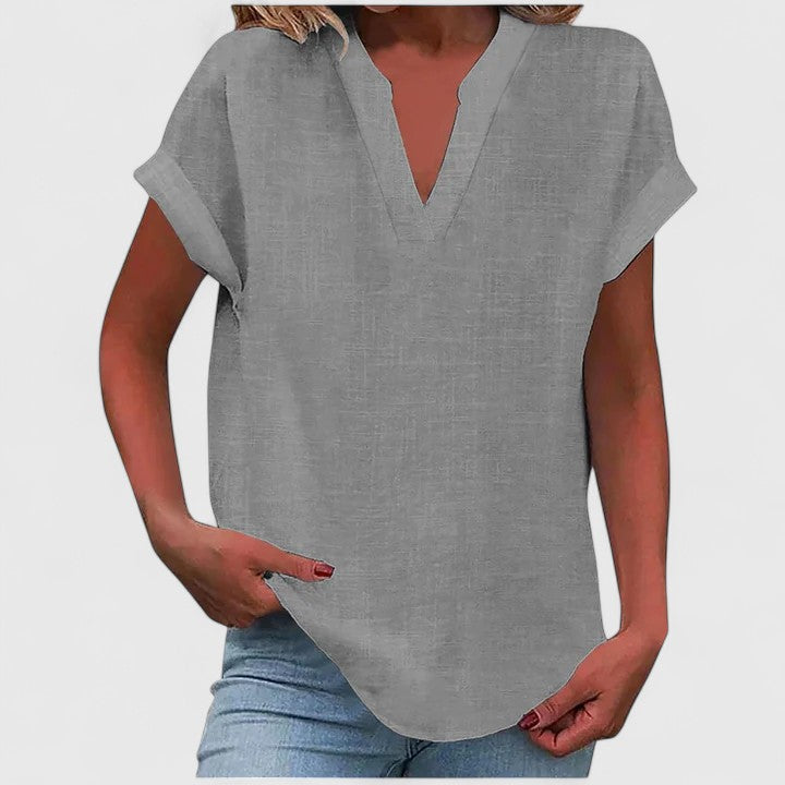 Xavinah | Blusa cómoda con escote en V