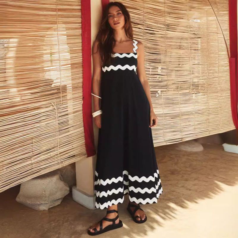 Ashly™ - Vestido Maxi de Cuello Slash Boho