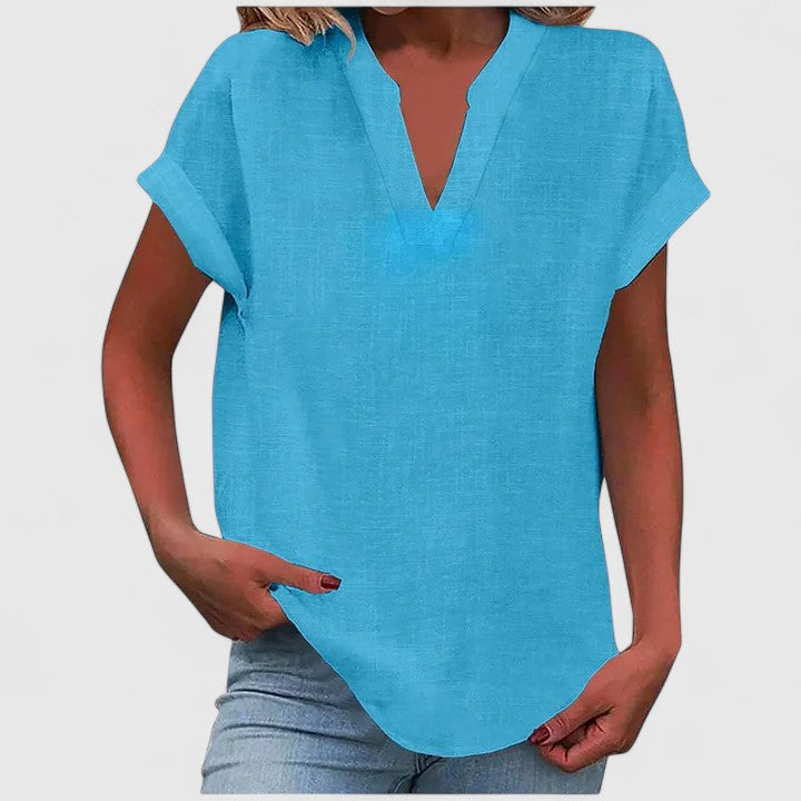 Xavinah | Blusa cómoda con escote en V