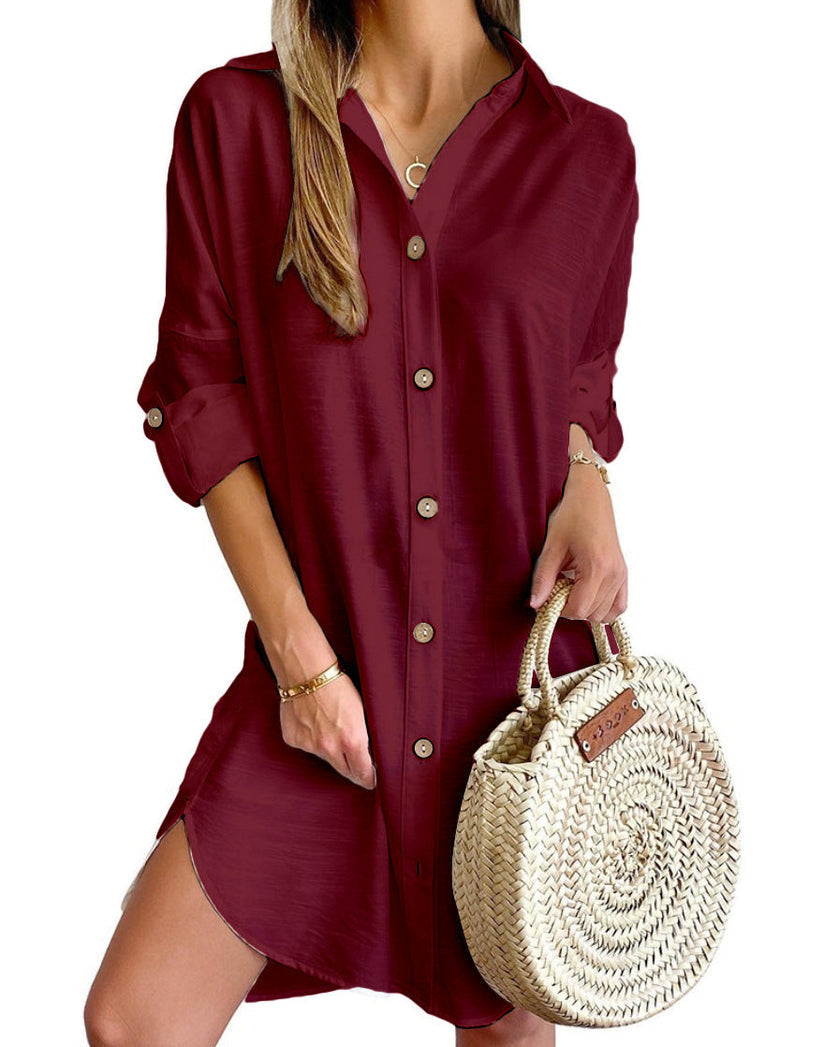 Cassy™ - Vestido Camisero Clásico