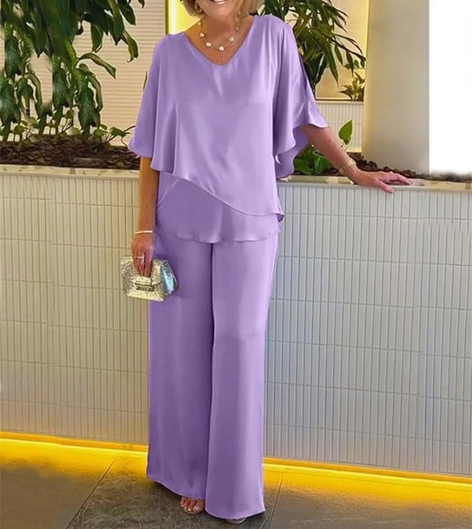 Liva™ | Conjunto de Pierna Ancha Sin Esfuerzo