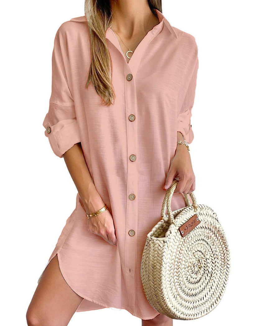 Cassy™ - Vestido Camisero Clásico
