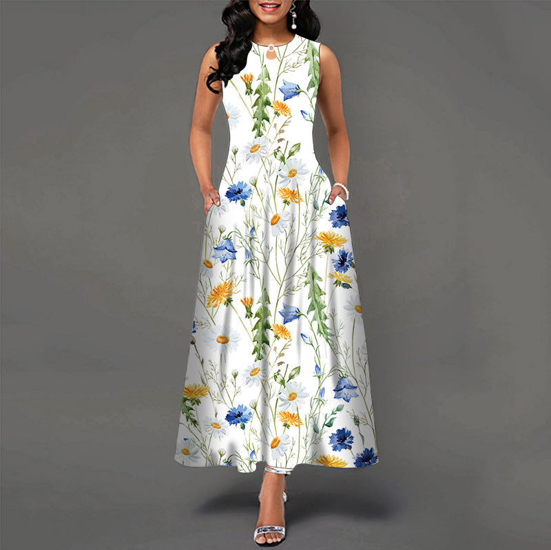 Bianca™ - Vestido Casual Sin Mangas con Falda Acampanada