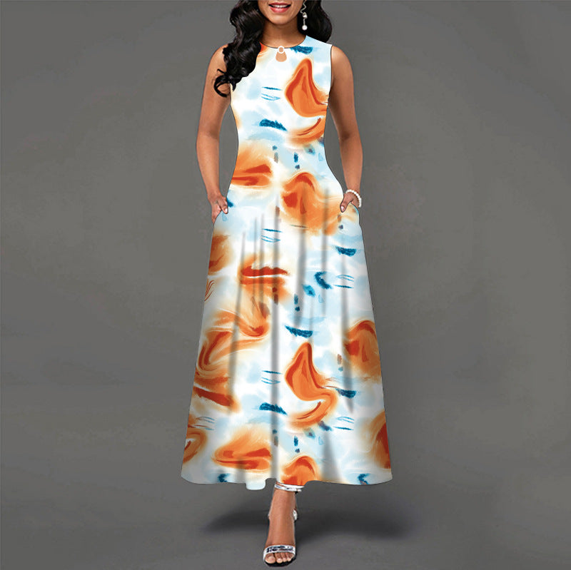 Bianca™ - Vestido Casual Sin Mangas con Falda Acampanada