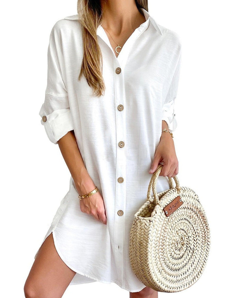 Cassy™ - Vestido Camisero Clásico