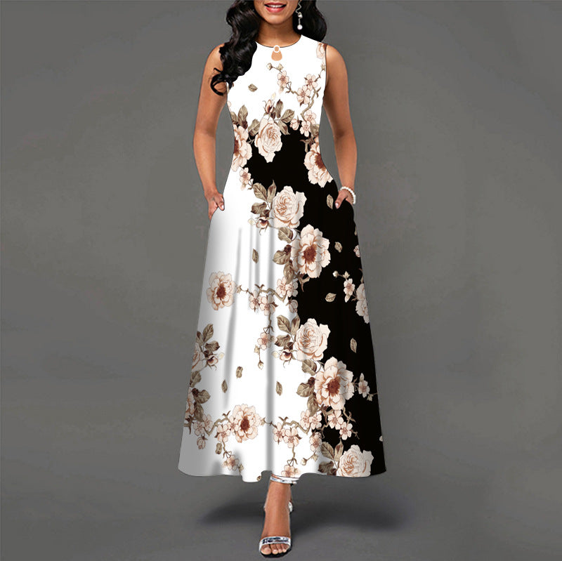 Bianca™ - Vestido Casual Sin Mangas con Falda Acampanada