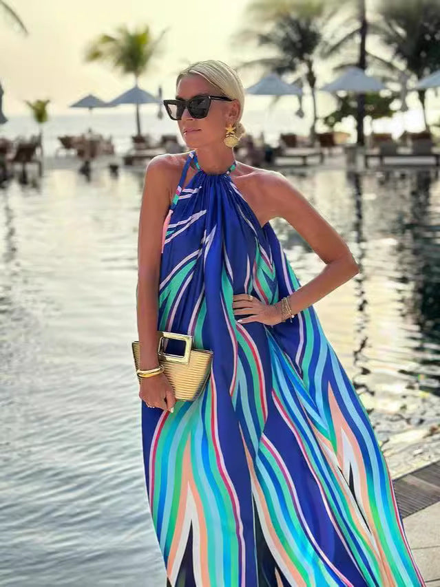 Vestido Largo Halter Carrie™