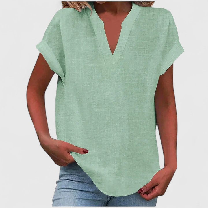Xavinah | Blusa cómoda con escote en V
