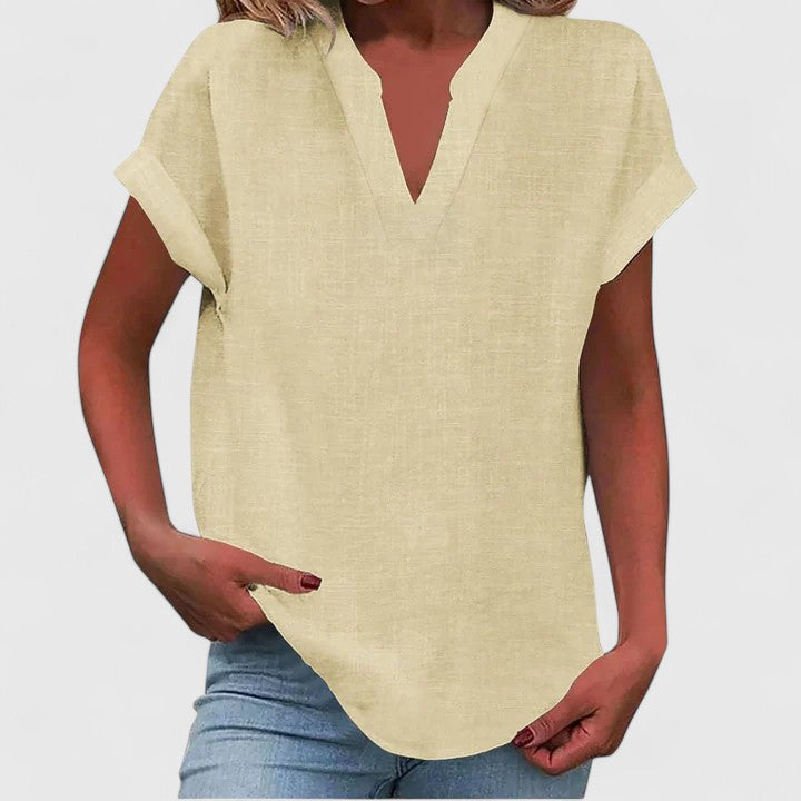 Xavinah | Blusa cómoda con escote en V