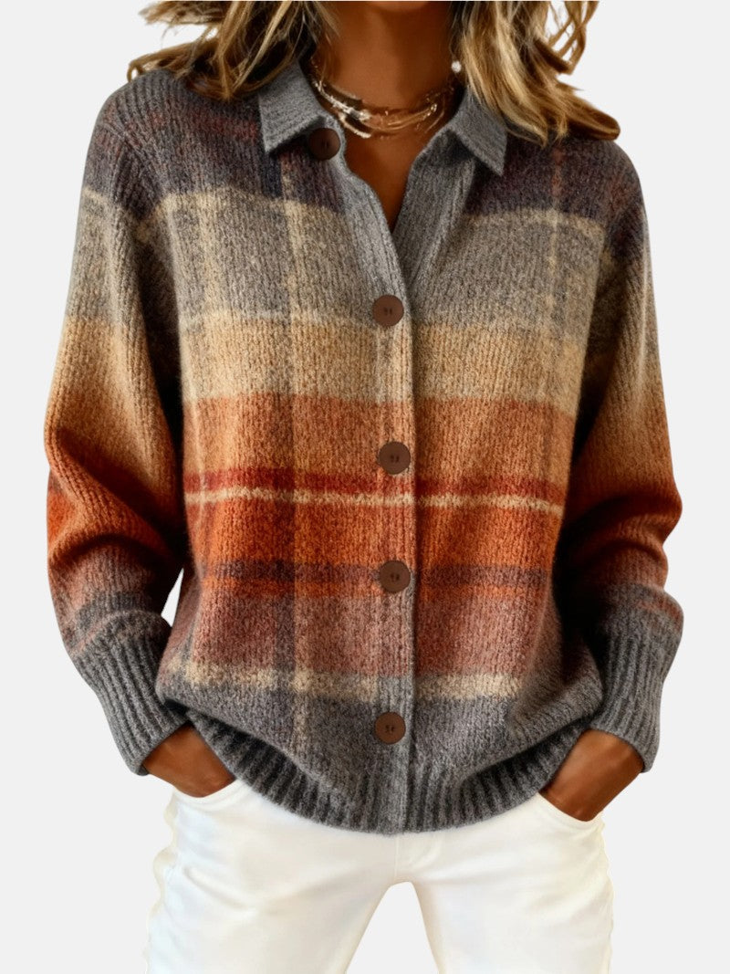 Florish | Blusa controlada en cálidos tonos de otoño
