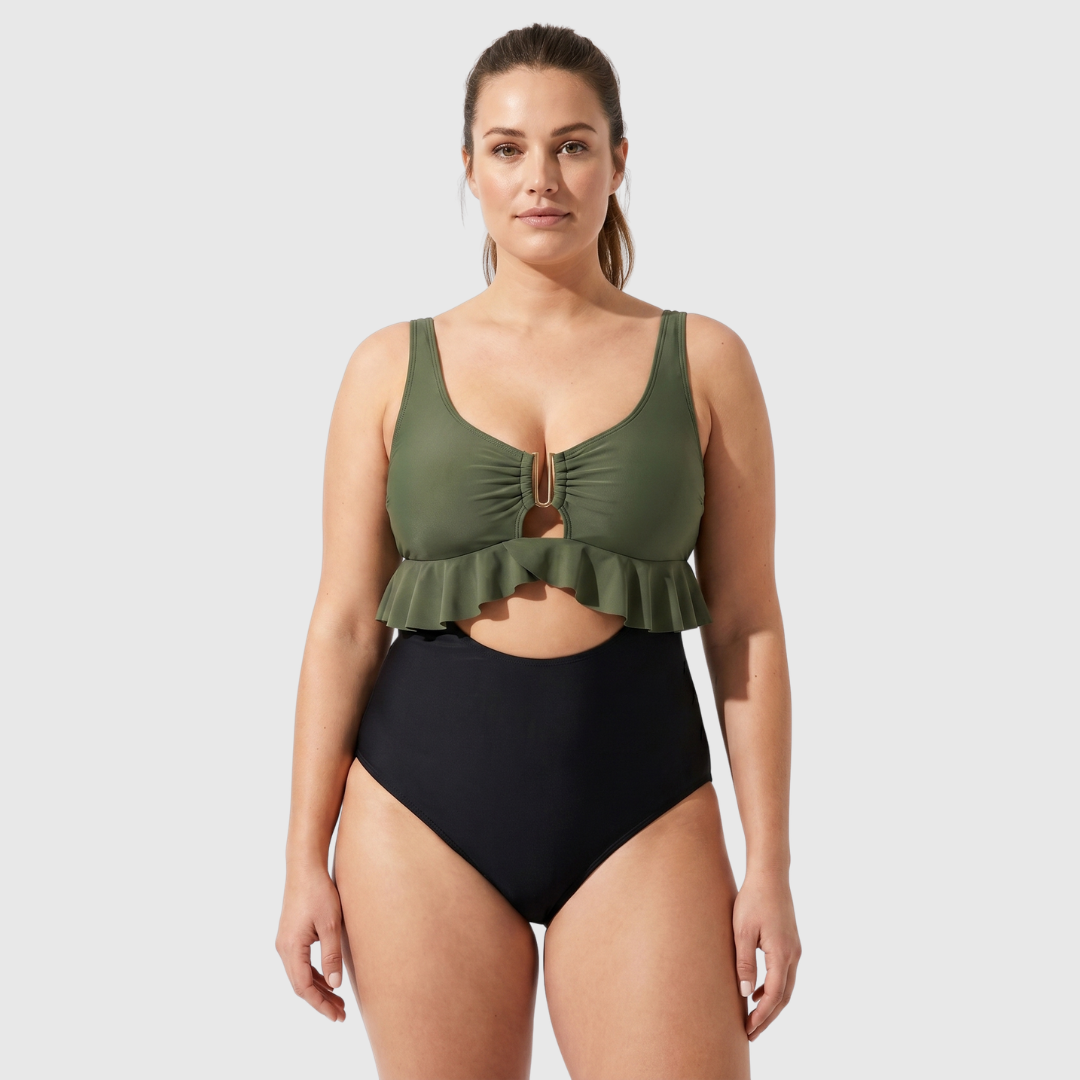 Lieke | Traje de Baño Controlador de Barriga con Cut-Out