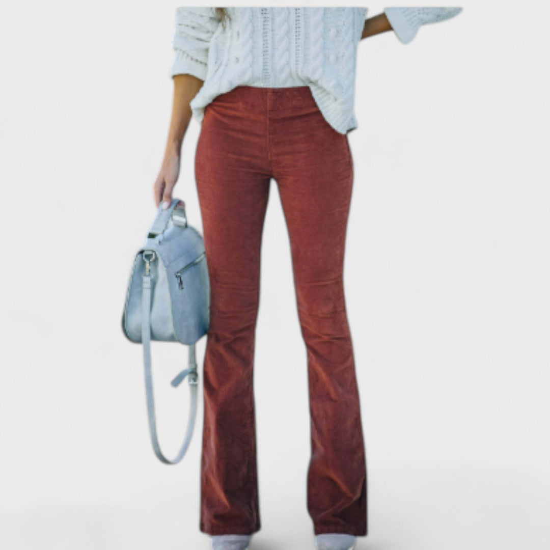 Chalvessa | Pantalones Elegantes Acampanados