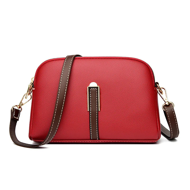 Bolso de Hombro de Cuero de Lujo para Mujeres