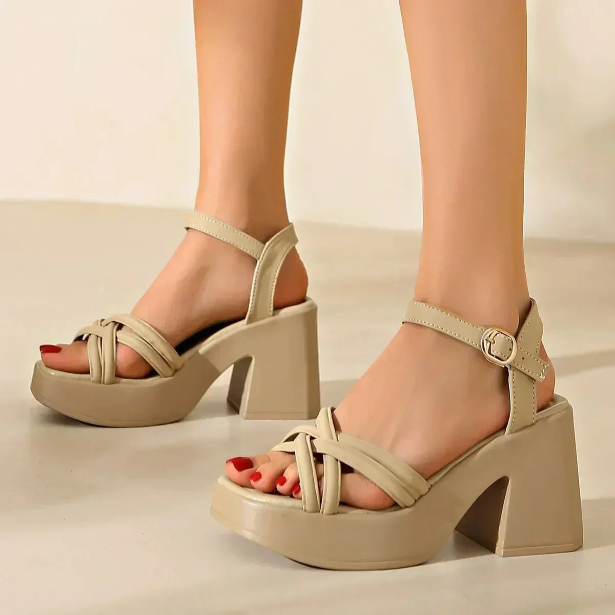 VITTORIA | Sandalias con Tacones Cómodos y Estilo Femenino para Noches Elegantes y Días Especiales