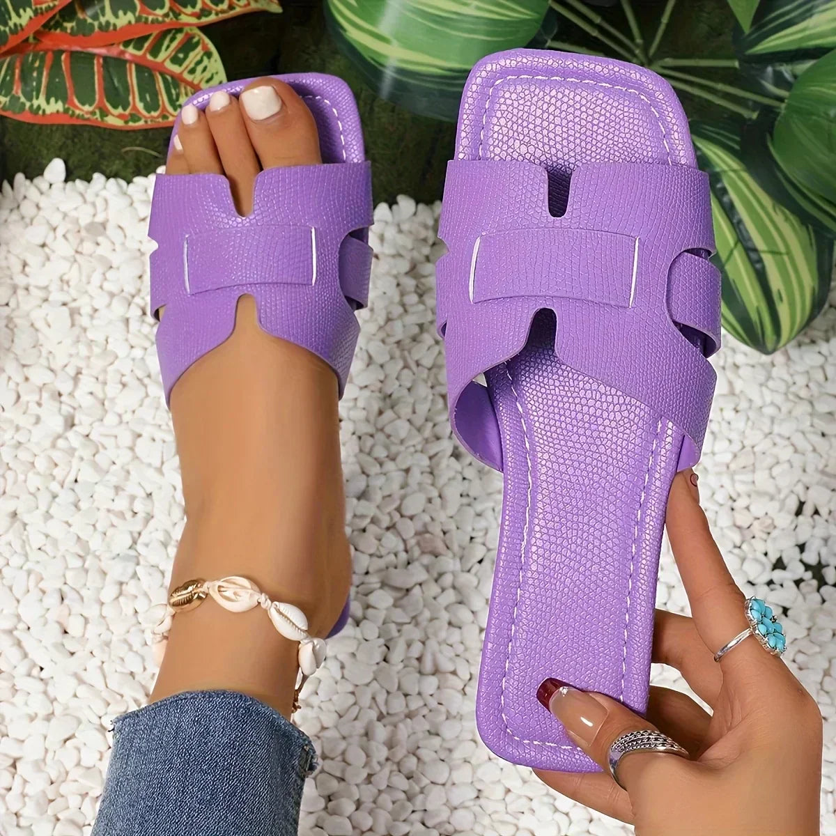Valencia | Sandalias de Slides