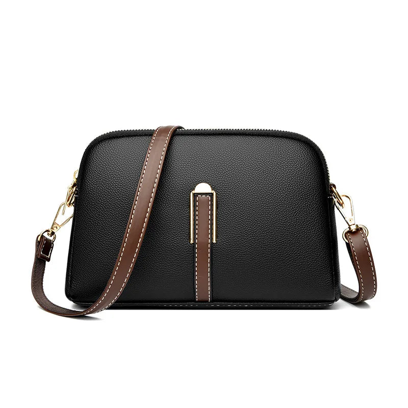 Bolso de Hombro de Cuero de Lujo para Mujeres
