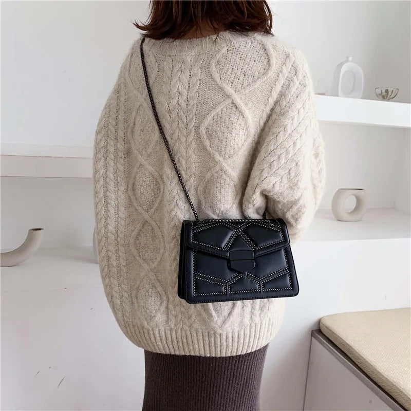 Bolso de Hombro Elegante - Moda en PU Cuero