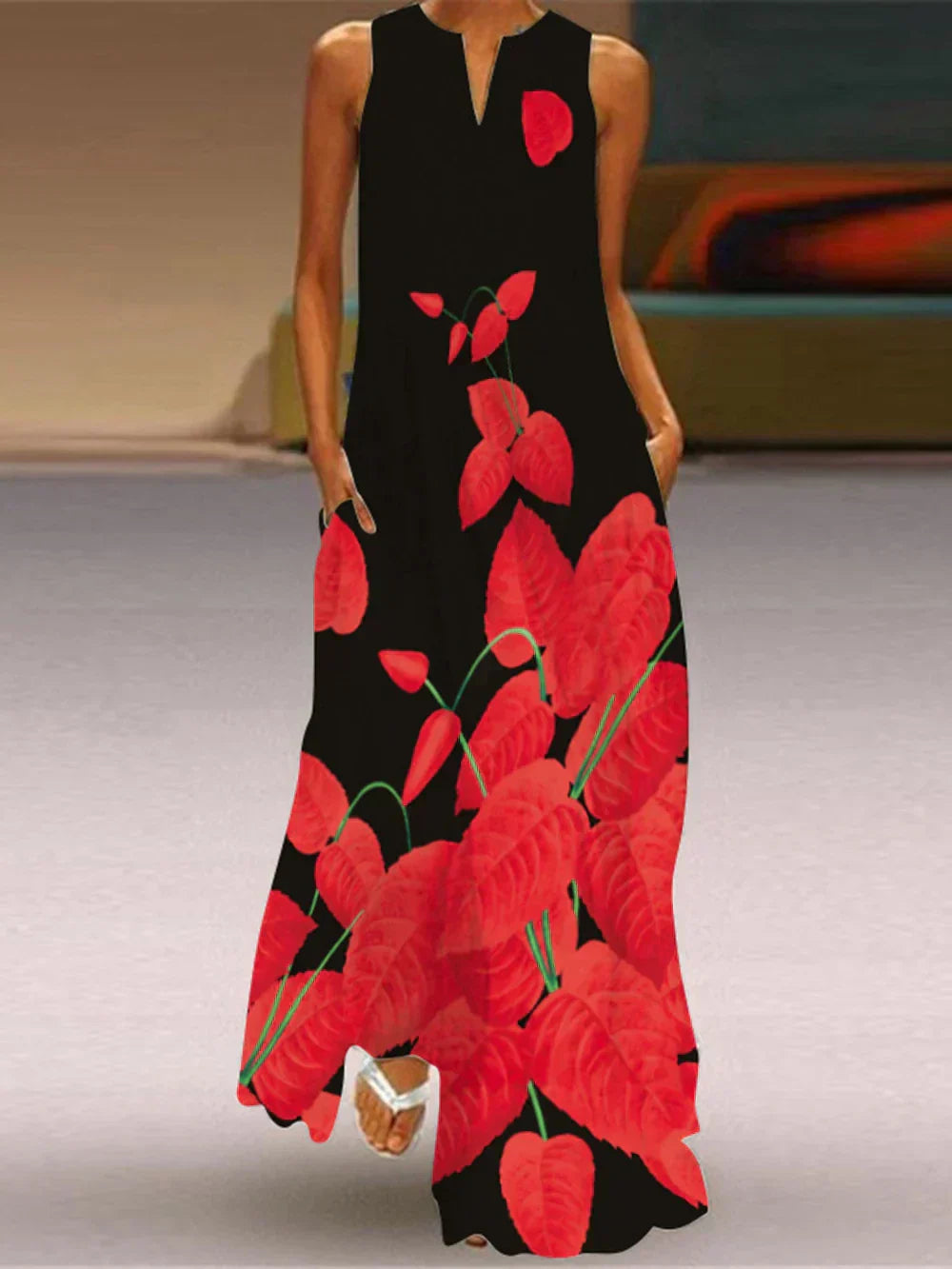 Aurelia™ - Vestido A-Line Mariposa en Flor
