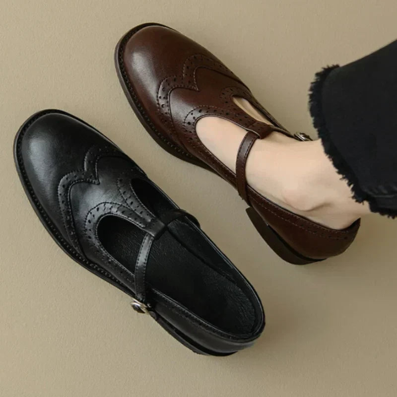 Sarah™ | Elegantes Mary Jane con cinturilla en T