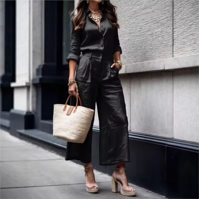 Noor™ || Conjunto de caída con pantalones
