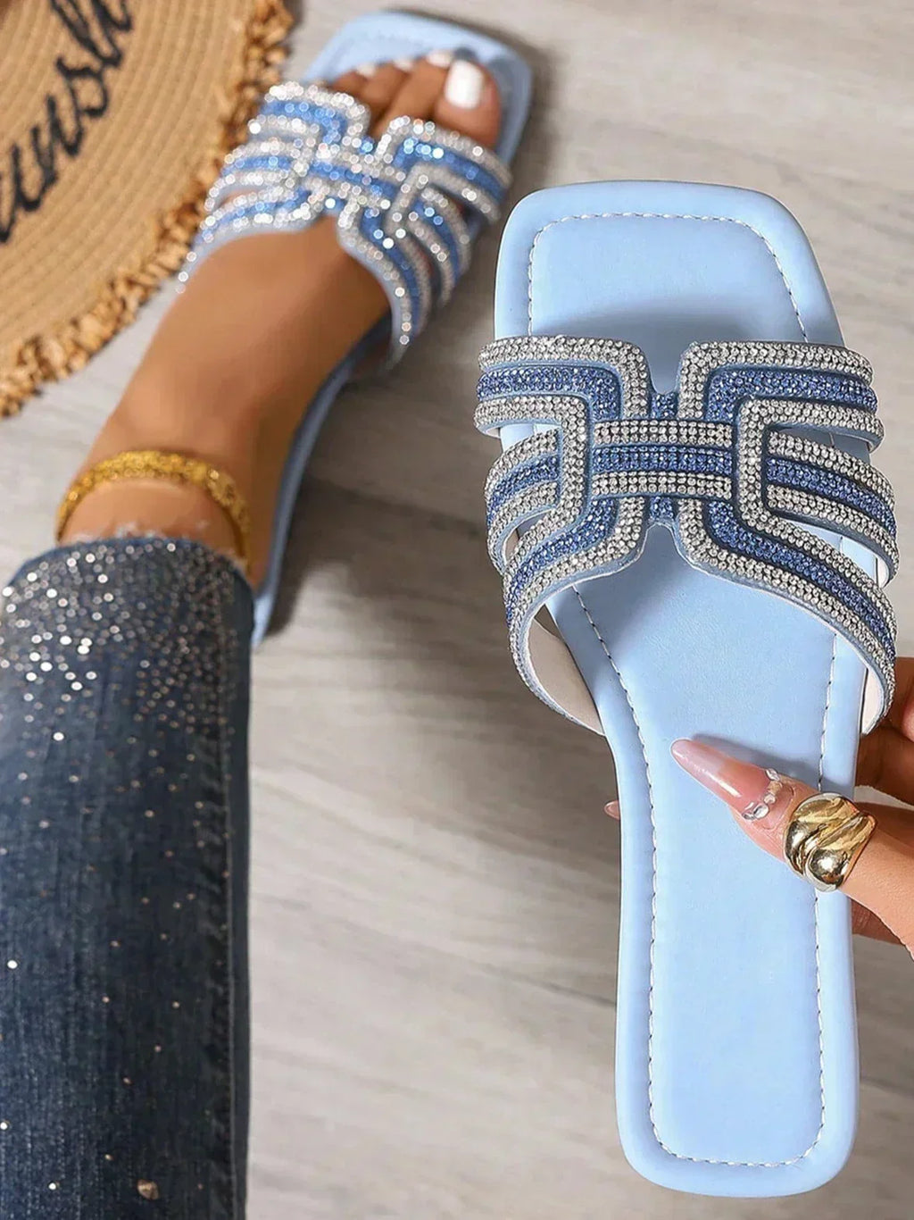 Aria | Sandalias deslizantes