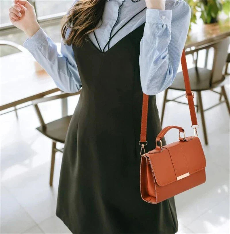 Bolso de Hombro Chic Retro para Mujeres - Cuero PU de Alta Calidad