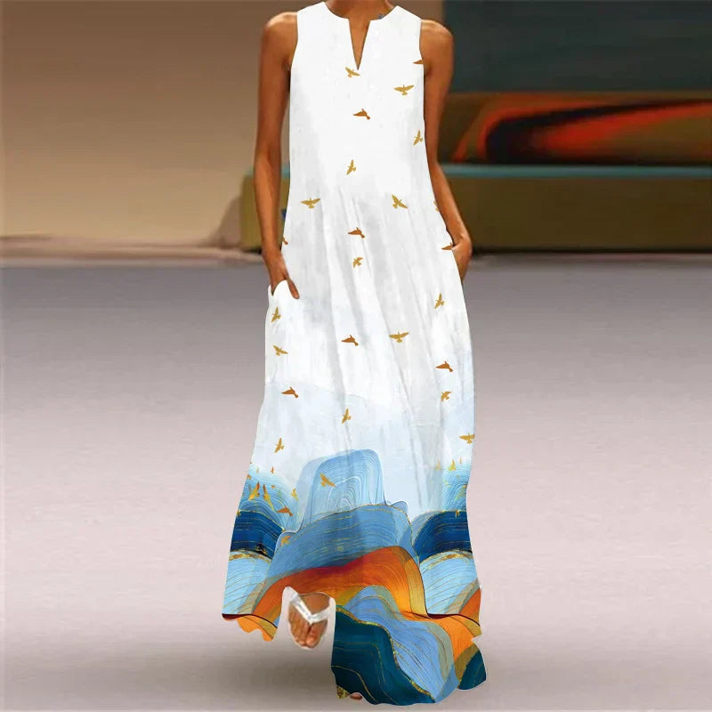 Aurelia™ - Vestido A-Line Mariposa en Flor