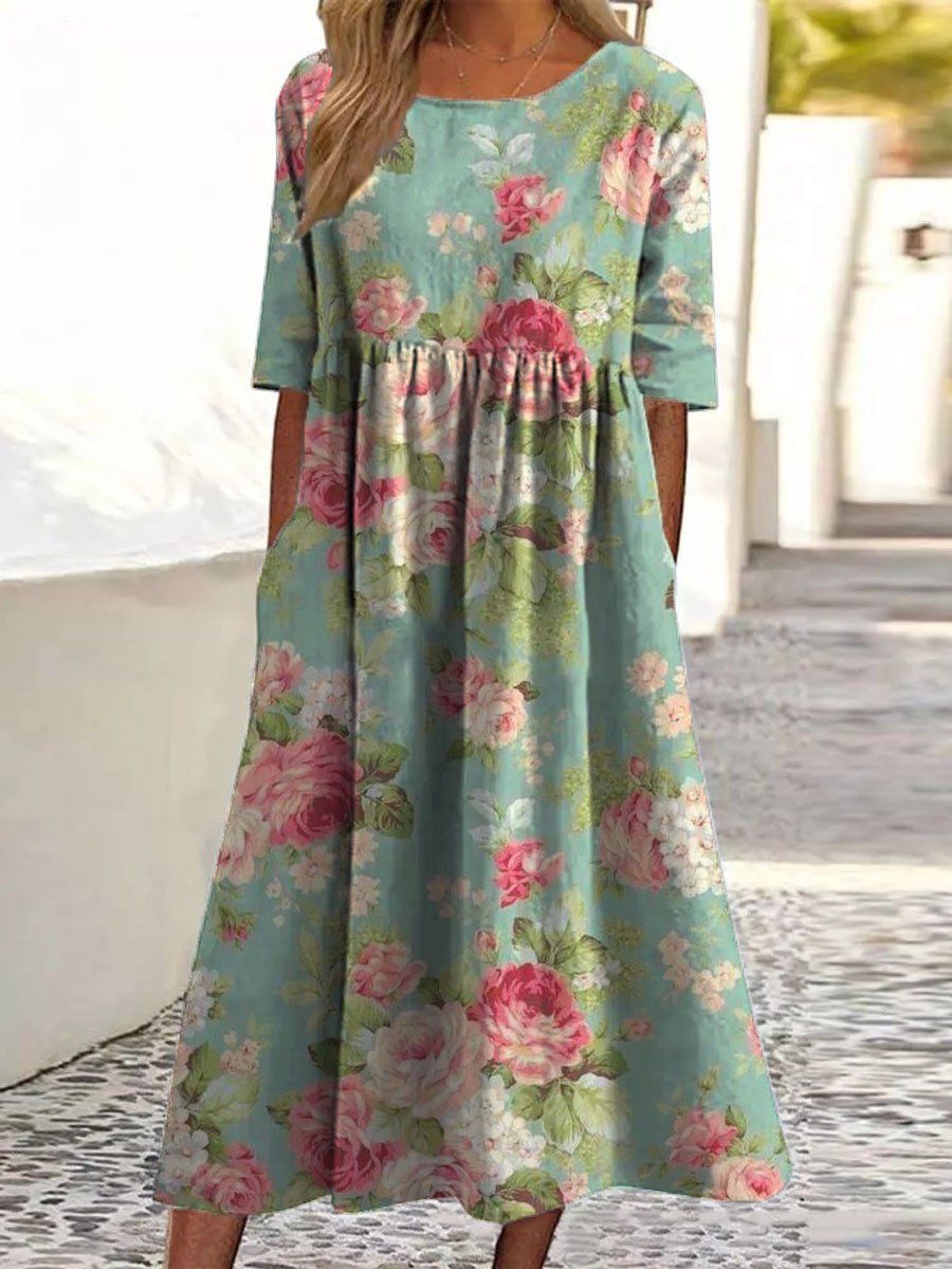 Wendy | Vestido Midi Casual Bordado