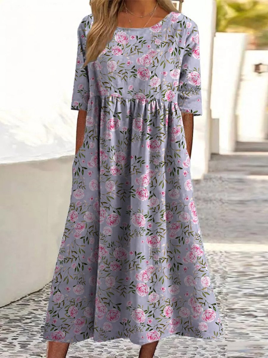 Wendy | Vestido Midi Casual Bordado