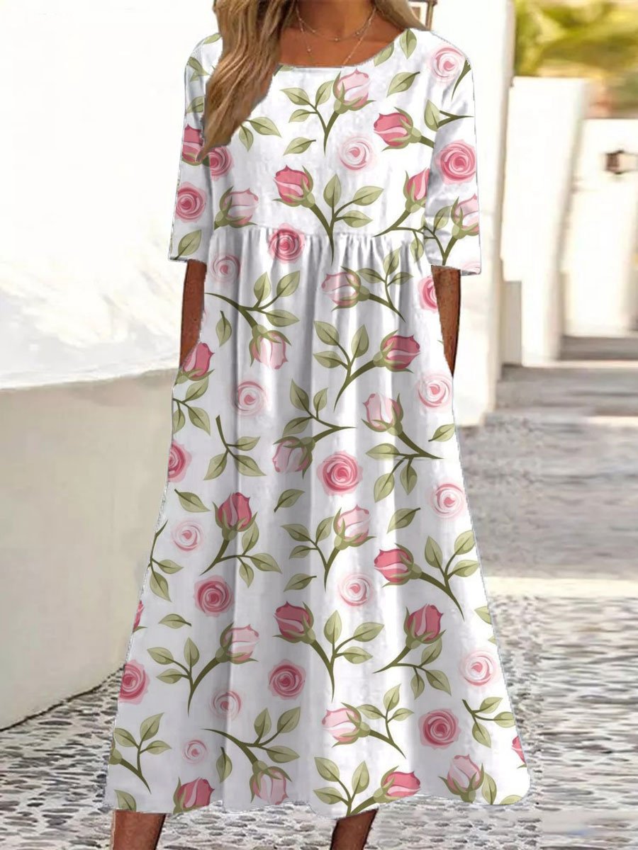 Wendy | Vestido Midi Casual Bordado